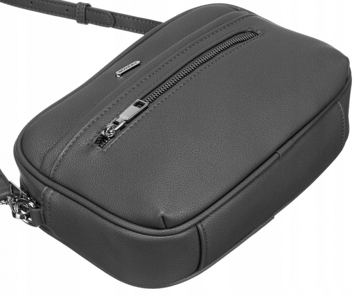 Geanta messenger dama din piele ecologica - Rovicky PTR-R-074-01-0539 GRA [8]
