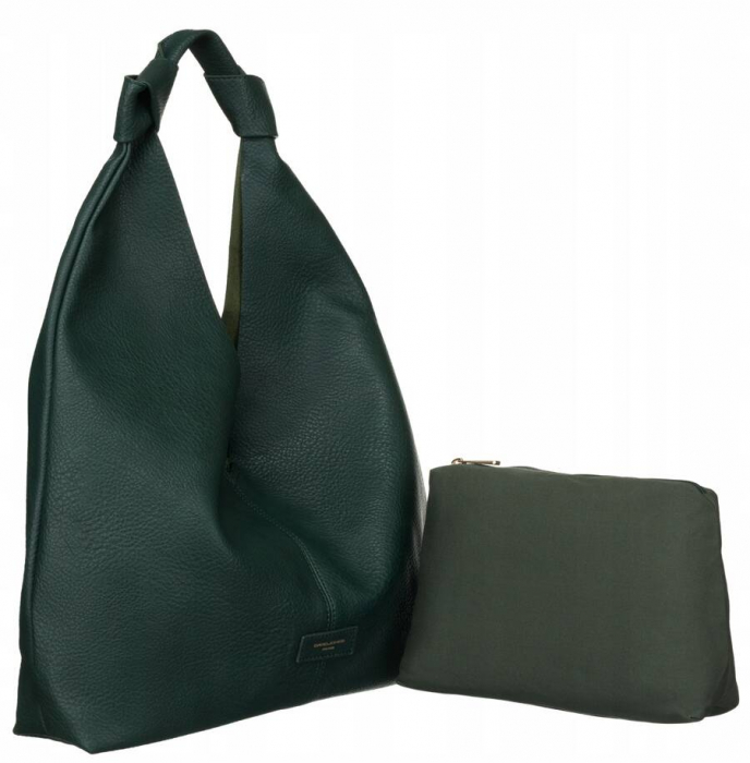 Geanta mare din piele ecologica - David Jones PTR-CM6602 D.GRE [1]