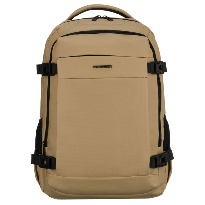 Rucsac de călătorie mare, kaki, cu spațiu pentru laptop, două compartimente - Peterson PTR-PTN HY242-7055 KHAKI [4]