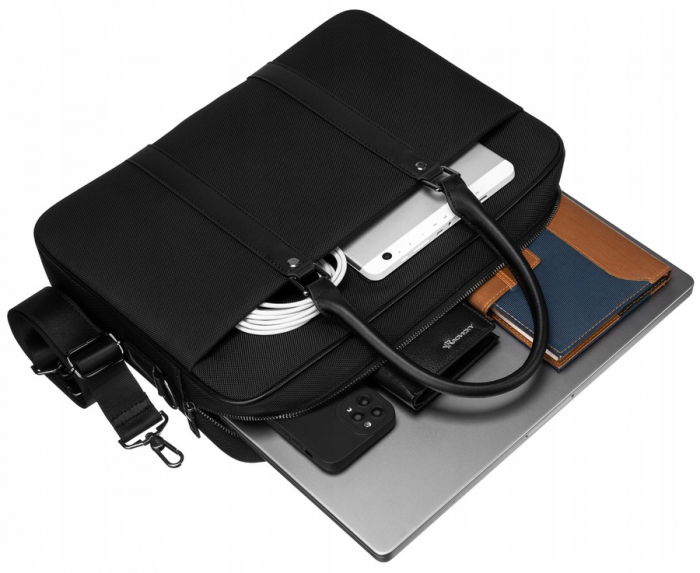 Geanta laptop din material sintetic - Rovicky PTR-R-C5900-6809 BL [7]