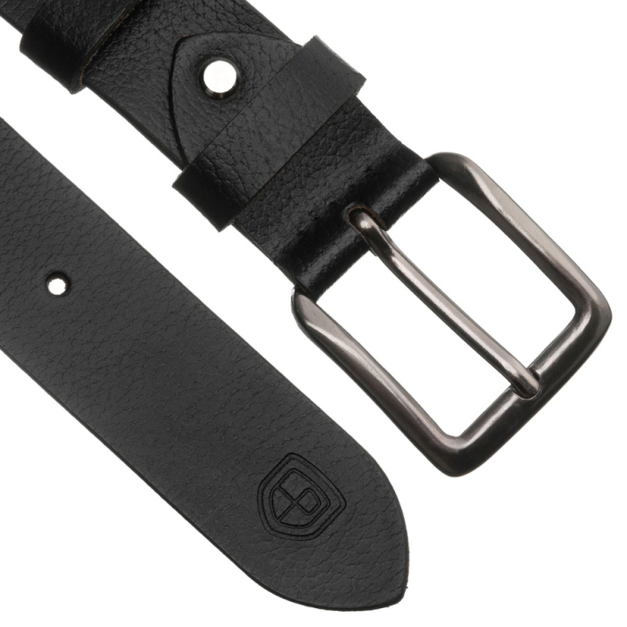 Curea bărbătească clasică din piele neagră cu cataramă tradițională - Peterson PTR-PTN LTP-27 [4]