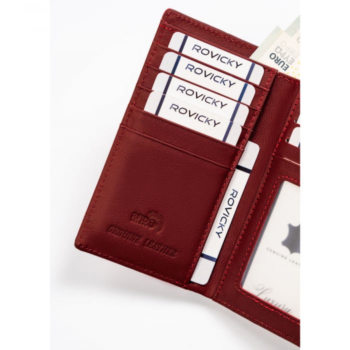 Portofel dama din piele Cavaldi PTR-PX23-DNH-BL-RED [7]