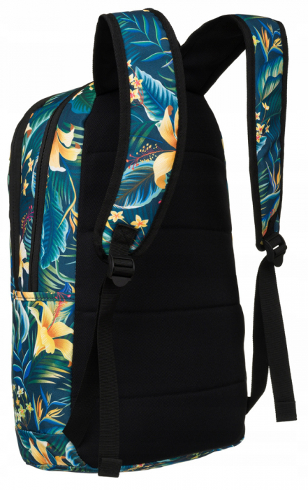 Rucsac clasic de damă din poliester cu model de plante - Rovicky PTR-R-PST-9336 09 [4]