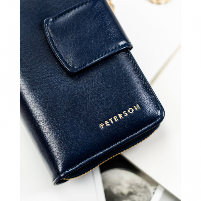 Portofel dama din piele Peterson PTR-PTN 008-HF-1497 NAVY [4]