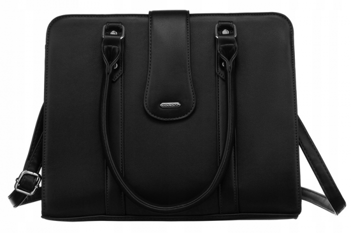 Geanta shopper de dama eleganta din piele ecologica - Rovicky PTR-R-073-04-0485 BL [2]