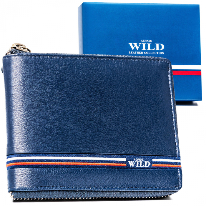 Portofel barbati din piele naturala Always Wild PTR-N992Z-GV-2770 NAV [12]