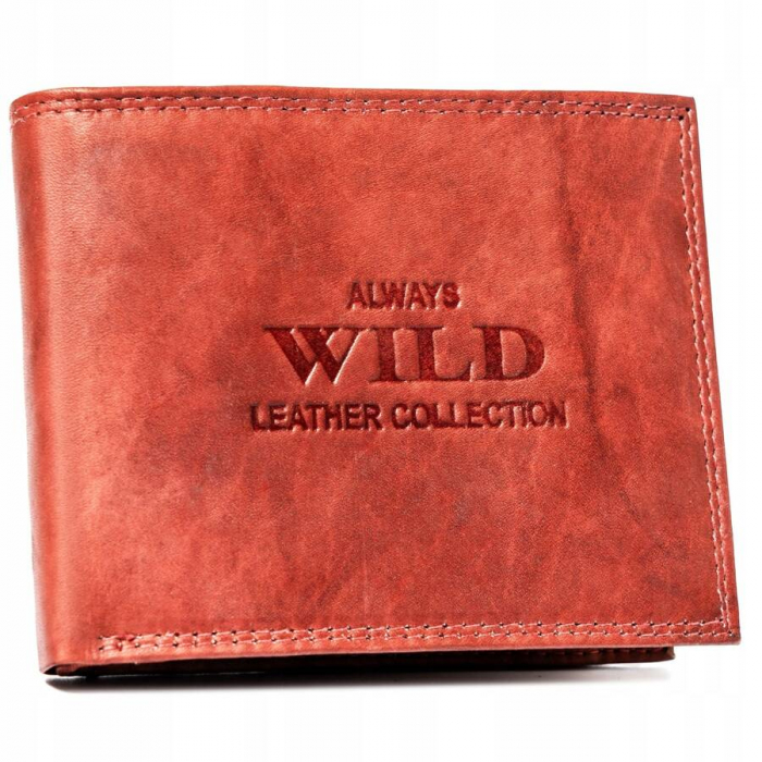 Portofel barbati din piele naturala Always Wild PTR-AW-N6-MAL-0394 R.BRO [2]