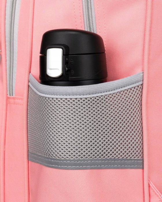 Rucsac de scoala roz din poliester respirabil - Peterson PTR-PTN PS1-6043 PI [10]