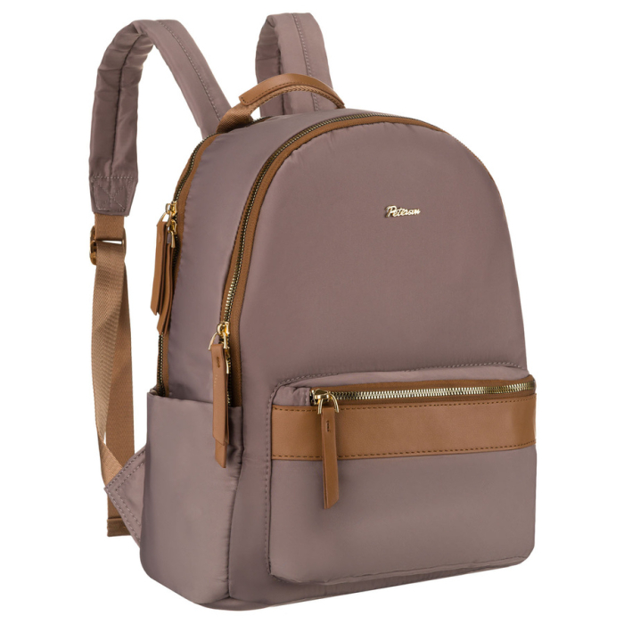 Rucsac de damă cu două compartimente din poliester - Peterson PTR-PTN JN-11-0160 BEIGE [1]