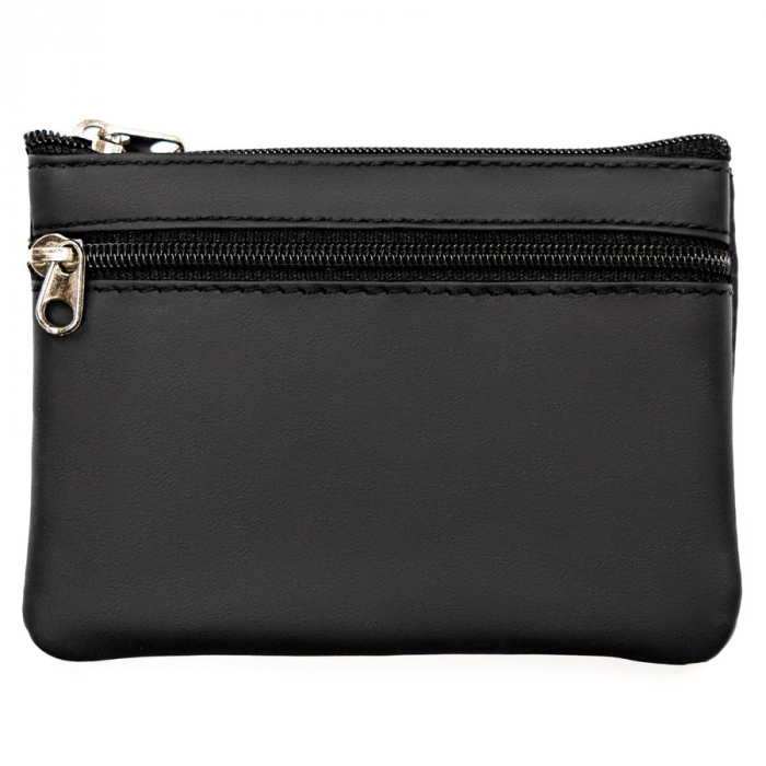 Husa pentru chei de culoare neagră din piele naturală PTR-34802-ACL-1084 BLACK [1]