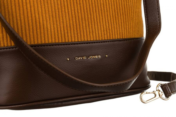 Geanta de dama din piele ecologica cu bareta detasabila - David Jones PTR-6877-2 MU [4]