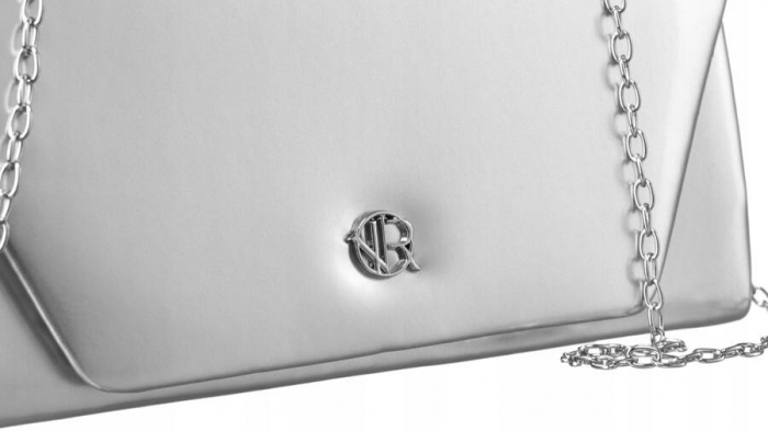 Geantă clutch de damă elegantă cu lant - Rovicky PTR-R-XS006-7295 SIL [4]