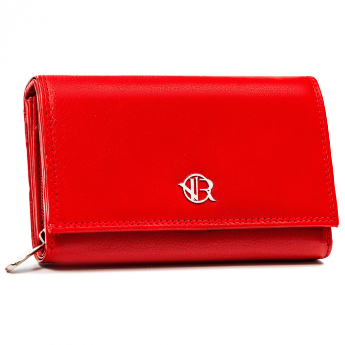 Portofel dama din piele naturala Rovicky PTR-R-D1512-NCD-BL RED [1]