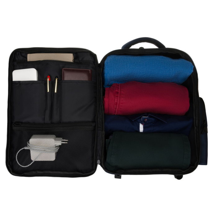 Rucsac de călătorie bleumarin cu buzunar pentru laptop de până la 14 inci - Peterson PTR-PTN HY243-7079 NAVY [16]