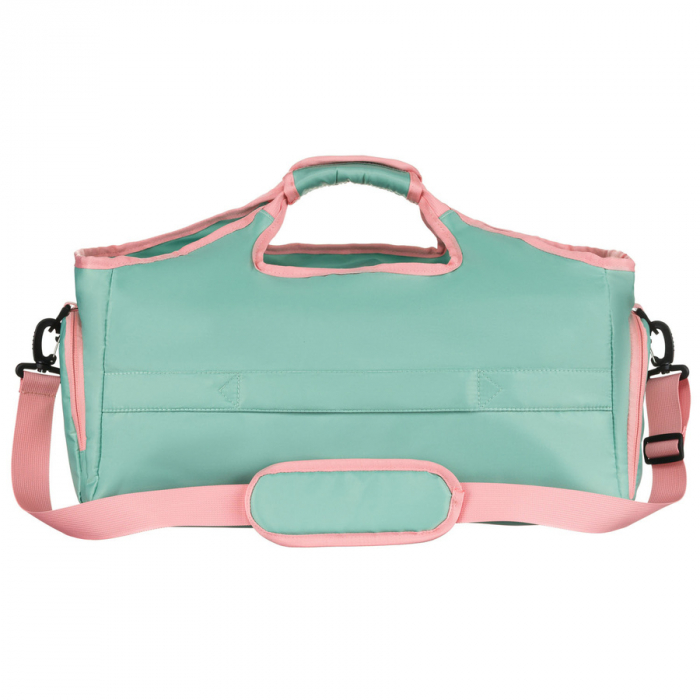 Geantă de weekend roz și mentă cu compartiment termic pentru încălțăminte - Peterson PTR-PTN 24480 MINT-PINK [3]