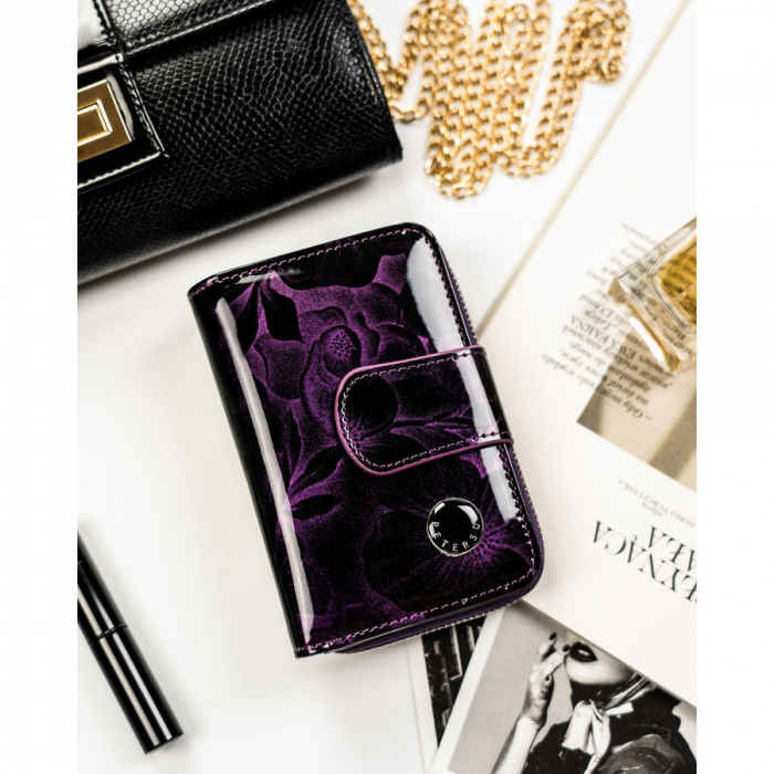 Portofel dama din piele naturala Peterson PTR-PTN PS115-FDS PURPLE [3]