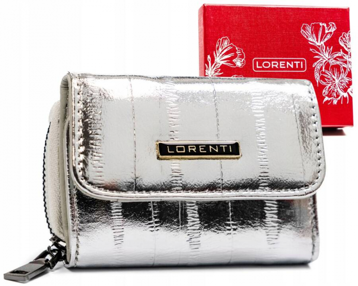 Portofel dama din piele naturala Lorenti PTR-423229-STB-4546 SIL [1]