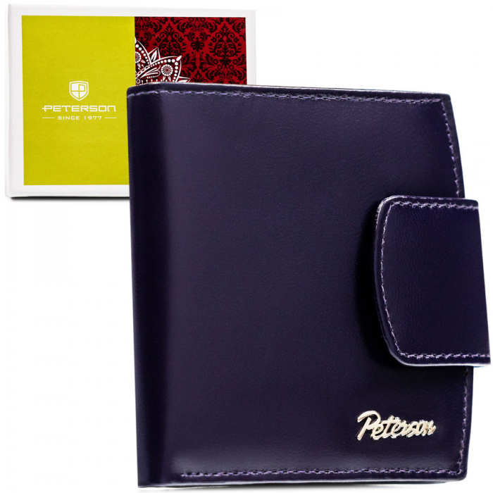 Portofel din piele naturala pentru femei Peterson PTR-PTN RD-314-NGV-M-911 [1]