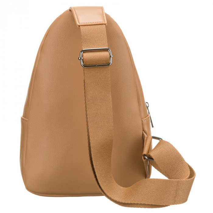 Geantă de umăr sport bej pentru femei, geantă crossbody, din piele ecologică, Peterson PTR-PTN SSY-1-PIL BAIGE [4]