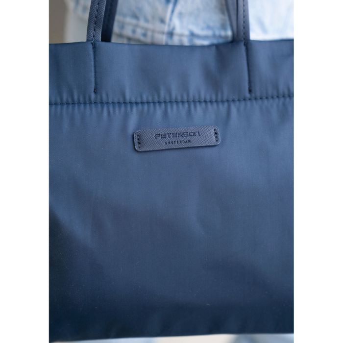 Geantă shopper bleumarin pentru femei cu închidere magnetică - Peterson PTR-PTN JN-10-0108 NAVY [20]