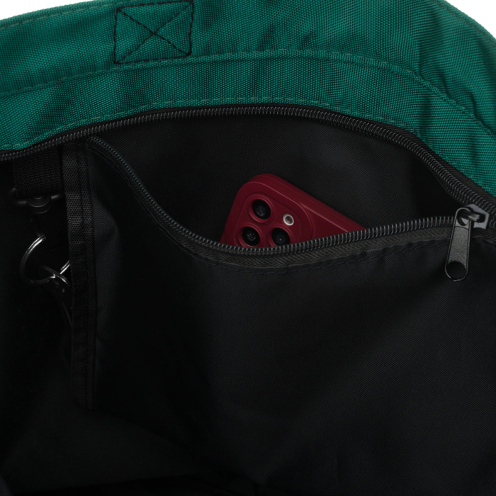 Geantă mare de damă, din poliester, verde închis, cu mânere și curea detașabilă - Peterson PTR-PTN TZ15605D-1006 D. [9]