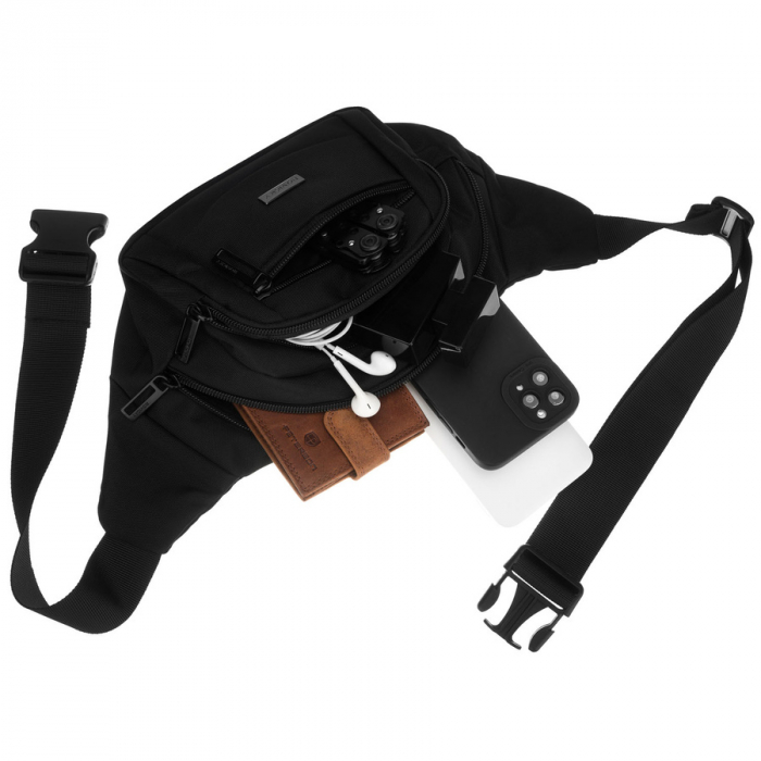 Geantă sport neagră tip borseta - Rovicky PTR-R-73210-1663 BLACK [9]