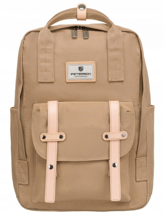 Rucsac de dama urban, mare, din poliester - Peterson PTR-PTN 79905-7950 BE [2]