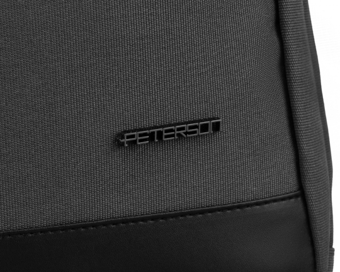 Rucsac cu două compartimente de culoare gri pentru un laptop de 15 inchi - Peterson PTR-PTN 77713-6715 GR [3]