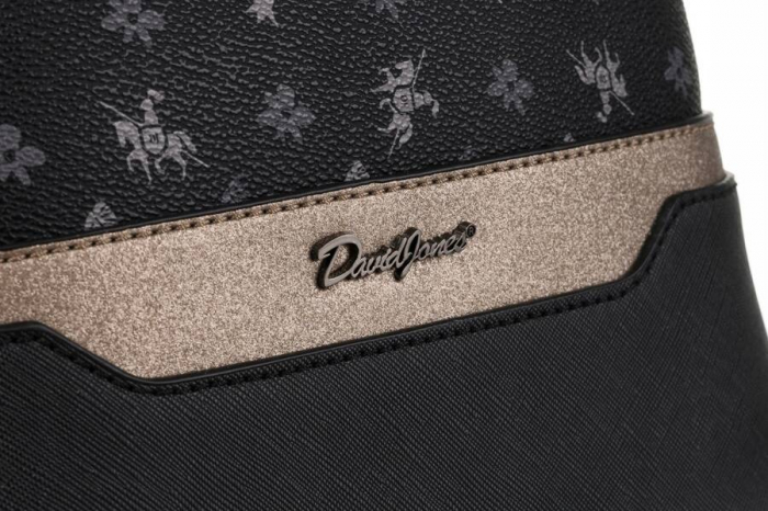 Rucsac elegant de dama din piele ecologica - David Jones PTR-6866-2 BL [4]