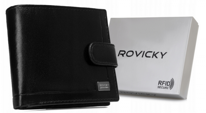 Portofel barbati din piele naturala Rovicky PTR-CPR-022-BAR-0322 BL [12]