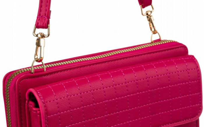 Mini portofel elegant cu o curea lunga, detasabila - 4U Cavaldi PTR-M-17-1453 MAGENTA [5]