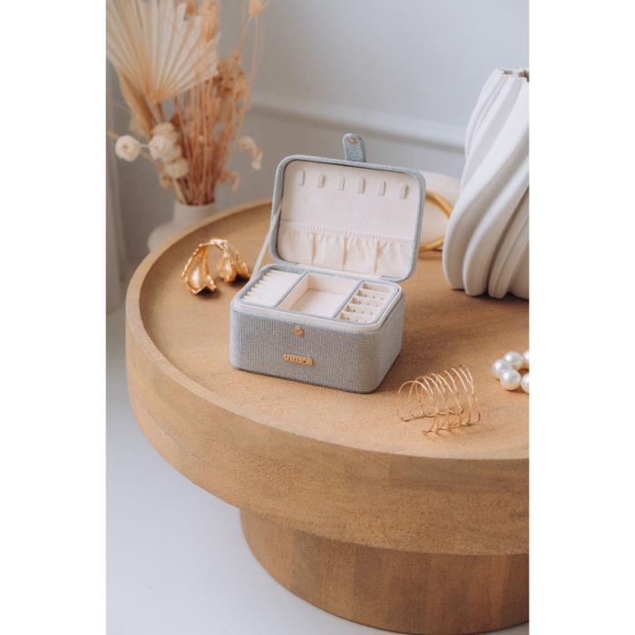 Cutie de bijuterii gri cu închidere magnetică - Peterson PTR-PTN SZK-09-3149 GREY [5]