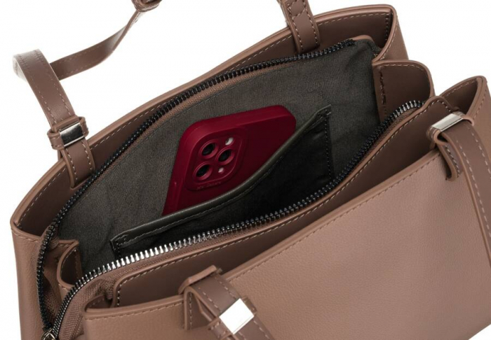 Geanta de dama clasica din piele ecologica - David Jones PTR-CM6533 D.GR [6]