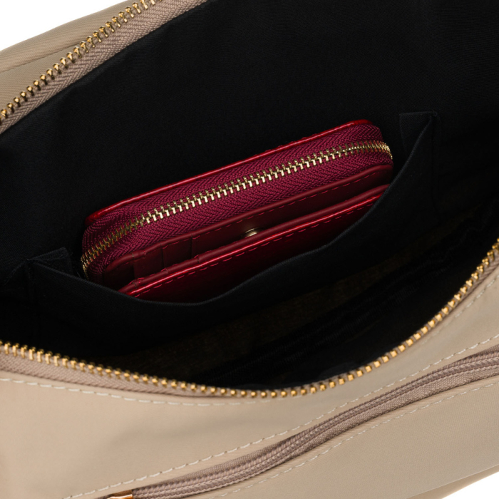 Geantă de damă bej, din nailon - Peterson PTR-PTN JN-14-0283 BEIGE [19]