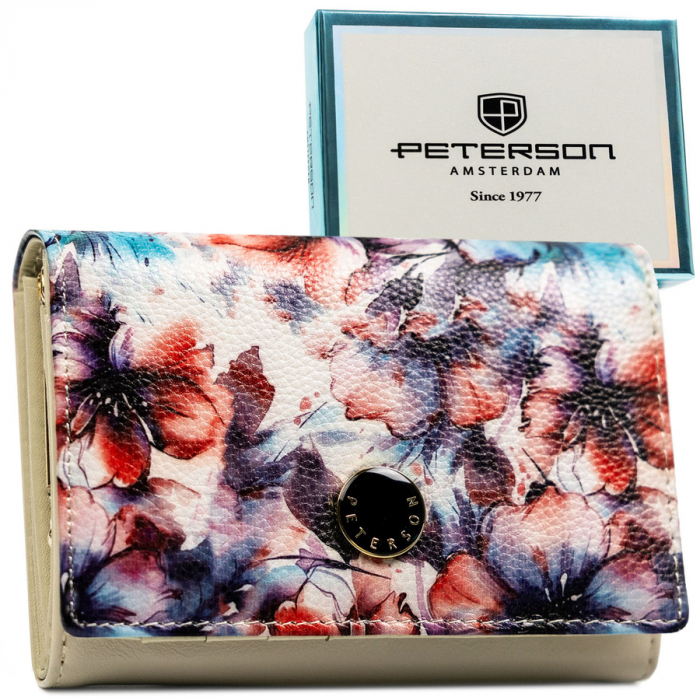 Portofel dama din piele pentru femei Peterson PTR-PTN PX30-PF2 BLUE [2]