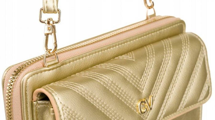 Mini poseta-portofel 2in1 cu, curea detasabila - 4U Cavaldi PTR-M-11-1262 GOLD [5]
