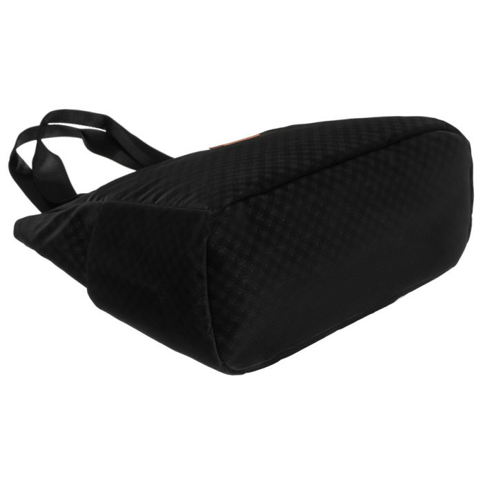 Geantă de damă neagră, din poliester, acoperită cu un model geometric - Rovicky PTR-R-TZ-01-2363 BLACK W [9]
