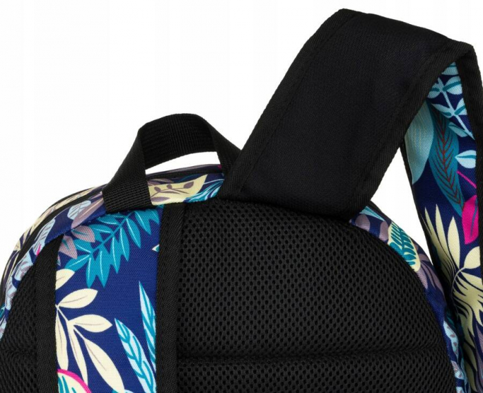 Rucsac clasic de damă din poliester cu model de plante - Rovicky PTR-R-PST-9251 01 [6]