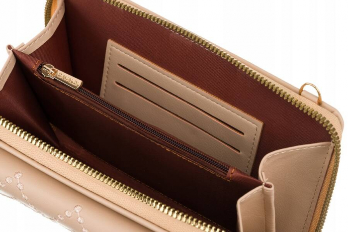Poșetă-portofel elegant cu curea lungă - 4U Cavaldi PTR-M-13-8000 BE [7]