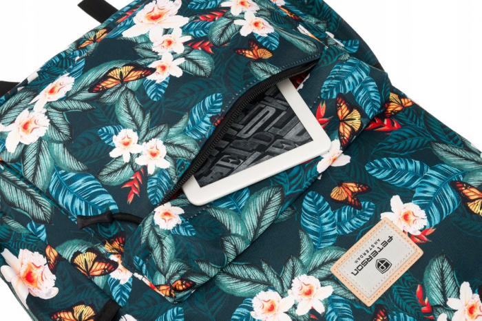 Rucsac mare, încăpător pentru femei, cu spațiu pentru laptop - Peterson PTR-PTN 77702-8032 PRINT [7]
