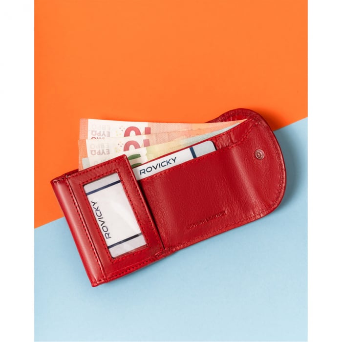 Portofel dama din piele naturala Rovicky PTR-R-17-LFN-3029 R [6]