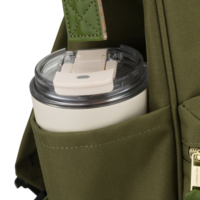 Rucsac de damă verde din poliester cu compartiment pentru laptop și bretele reglabile - Peterson PTR-PTN ALFA GREEN [16]