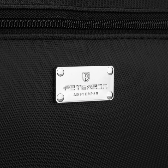 Geantă cosmetică din material sintetic de culoare neagră, cu închidere cu fermoar - Peterson PTR-PTN KOS-ME-9-3385 BL [5]
