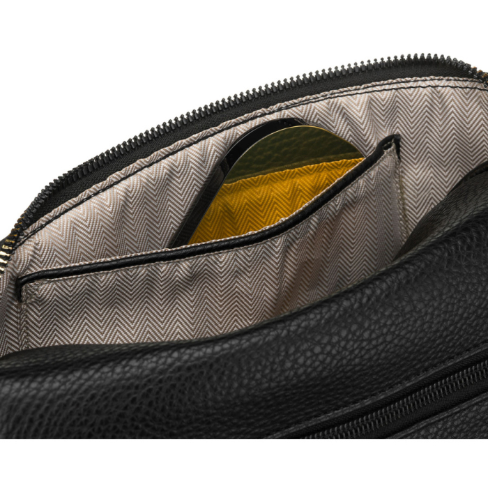 Geantă elegantă de damă din piele ecologică de culoare neagră - Peterson PTR-PTN MIS-02-3551 BLAC [6]