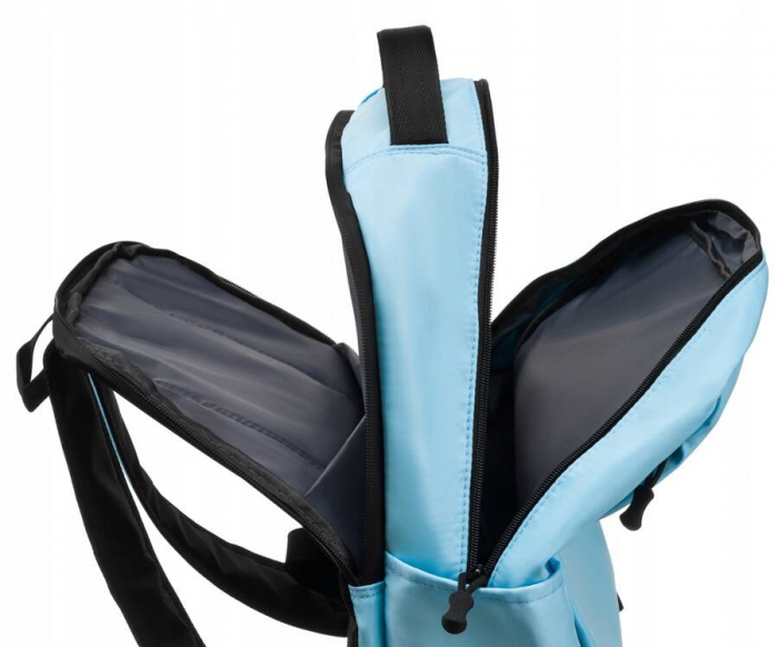Rucsac mare, încăpător pentru femei, cu spațiu pentru laptop - Peterson PTR-PTN 77707-8322 BLU [5]