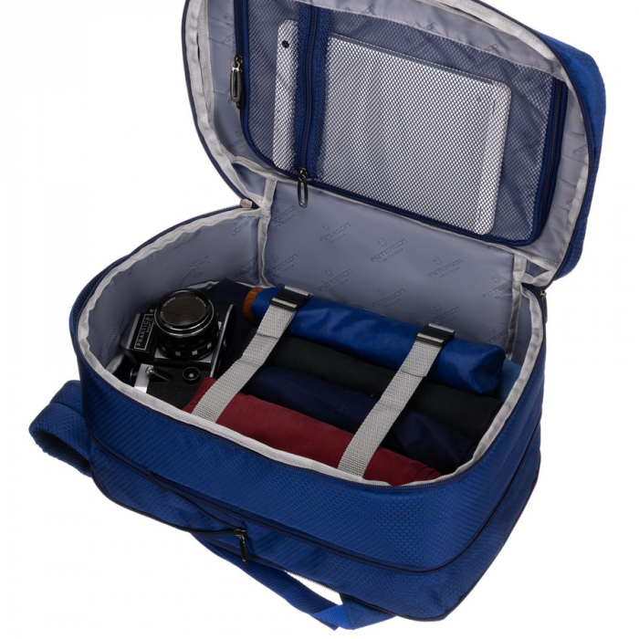 Rucsac bleumarin din poliester cu bretele de umăr respirabile - Peterson PTR-PTN BOCIAN-6453 NAVY [12]