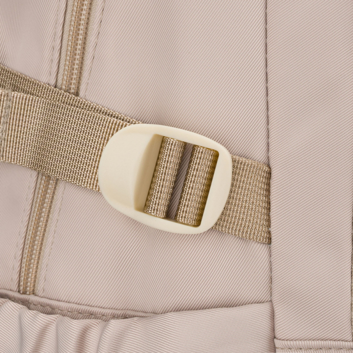 Rucsac școlar bej, la modă, din poliester, cu bretele reglabile - Peterson PTR-PTN 8594-1389 BEIGE [12]