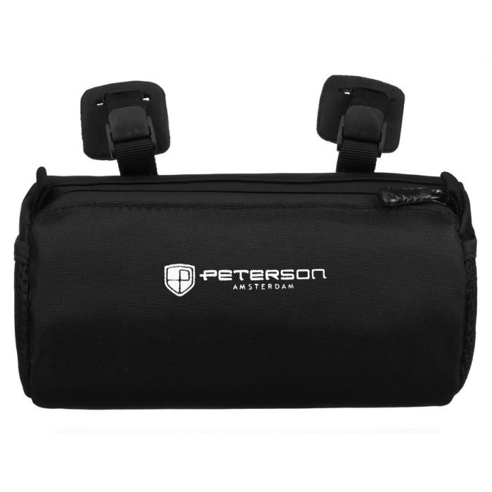 Geantă de bicicletă neagră, impermeabilă, pentru ghidon - Peterson PTR-PTN ML08-FAB-7684 BL [8]