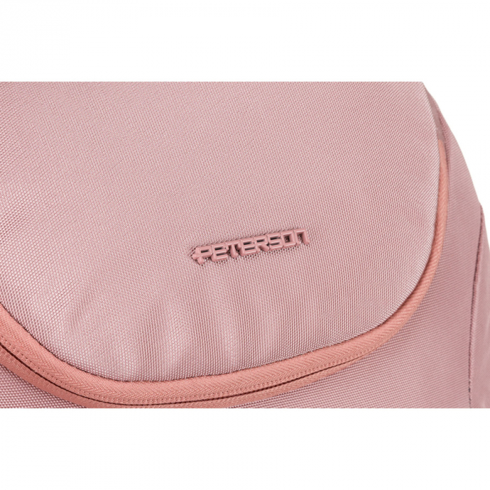 Rucsac roz, urban și spațios din nailon, cu compartiment pentru laptop - Peterson PTR-PTN 24400-6911 PINK [4]