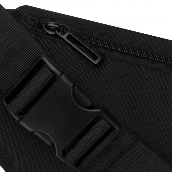Borsetă sport bărbătească neagră, cu șase buzunare suplimentare - Rovicky PTR-R-73213-1670 BLACK [6]